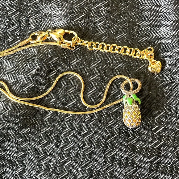 Brighton Aloha Pineapple charm and Gold Necklace - Picture 5 of 6